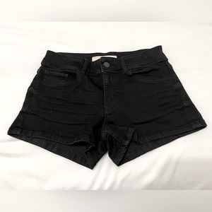 BKE Black Denim Shorts